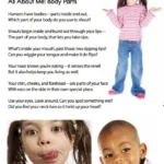 The All About Me domain introduces pre-schoolers to the human body and senses. These activity pages support the development of gross motor movement and phonological awareness. This forms part of the Pre-Kindergarten syllabus of the Core Knowledge Foundation.